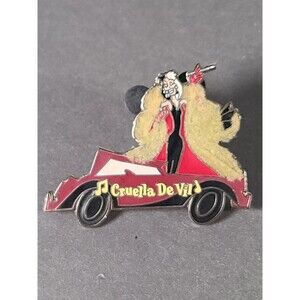 Vintage Disney Pin Magical Musical Moments 101 Dalmatians CRUELLA DE VIL Pin #61